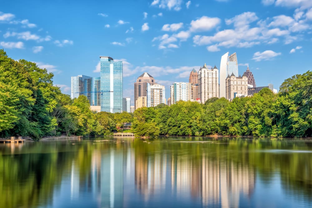Piedmont park near YOO on the Park in Atlanta, Georgia